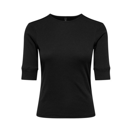 ONLY Kira 2/4 T-shirt - Black