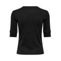 ONLY Kira 2/4 T-shirt - Black