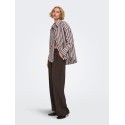 ONLY Miles pleat wide leg bukser - Coffee Bean