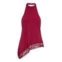 ONLY Aria halterneck blonde top - Rumba Red