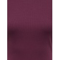 ONLY Val contrast T-shirt - Fig