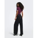 ONLY Val contrast T-shirt - Fig
