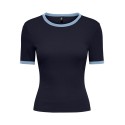 ONLY Val contrast T-shirt - Night Sky