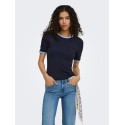 ONLY Val contrast T-shirt - Night Sky