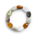 PIECES Alma armbånd - Gold Colour / Multi