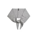 PIECES Komma trekantet tørklæde - Medium Grey Melange