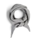 PIECES Komma trekantet tørklæde - Medium Grey Melange