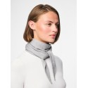 PIECES Komma trekantet tørklæde - Medium Grey Melange