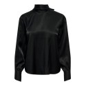 JDY Fia langærmet bluse - Black