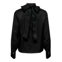 JDY Fia langærmet bluse - Black