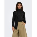 JDY Fia langærmet bluse - Black