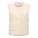JDY Simma teddy vest - Pumice Stone