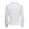 JDY Mio langærmet skjorte - White