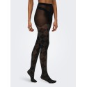 JDY Aura strømpebukser - Black / ARGYLE GLITTER