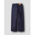 NAME IT KIDS Rose wide glitter jeans - Dark Blue Denim