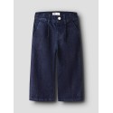 NAME IT MINI Rose wide glitter jeans - Dark Blue Denim