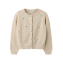 NAME IT KIDS Nellie langærmet strikcardigan - Peyote