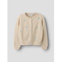 NAME IT KIDS Nellie langærmet strikcardigan - Peyote