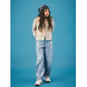 NAME IT KIDS Nellie langærmet strikcardigan - Peyote