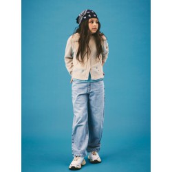 NAME IT KIDS Nellie langærmet strikcardigan - Peyote
