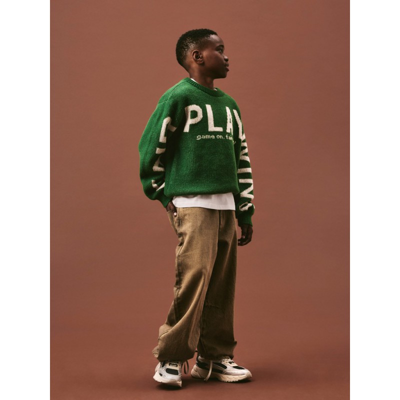 NAME IT KIDS Ben barrel jeans - Brown Denim