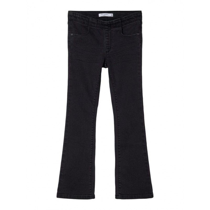 NAME IT Kids Polly Twill Atanias Bootcut Leggings - Sort
