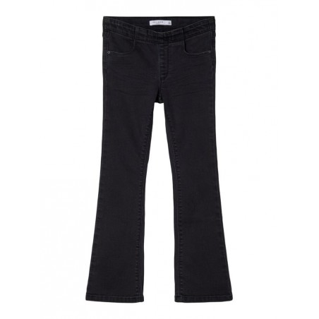 NAME IT Kids Polly Twill Atanias Bootcut Leggings - Sort