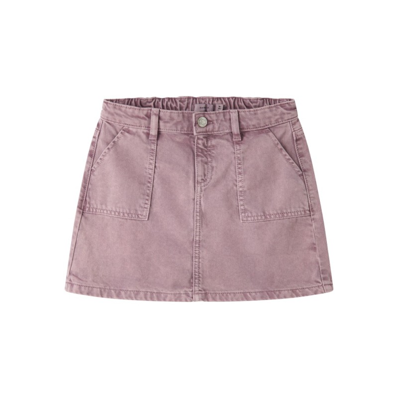 NAME IT KIDS Sara denim nederdel - Wild Ginger
