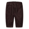 NAME IT BABY Omega fløjlsbukser - Chocolate Plum