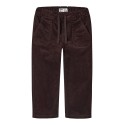 NAME IT MINI Omega fløjlsbukser - Chocolate Plum