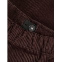 NAME IT MINI Omega fløjlsbukser - Chocolate Plum