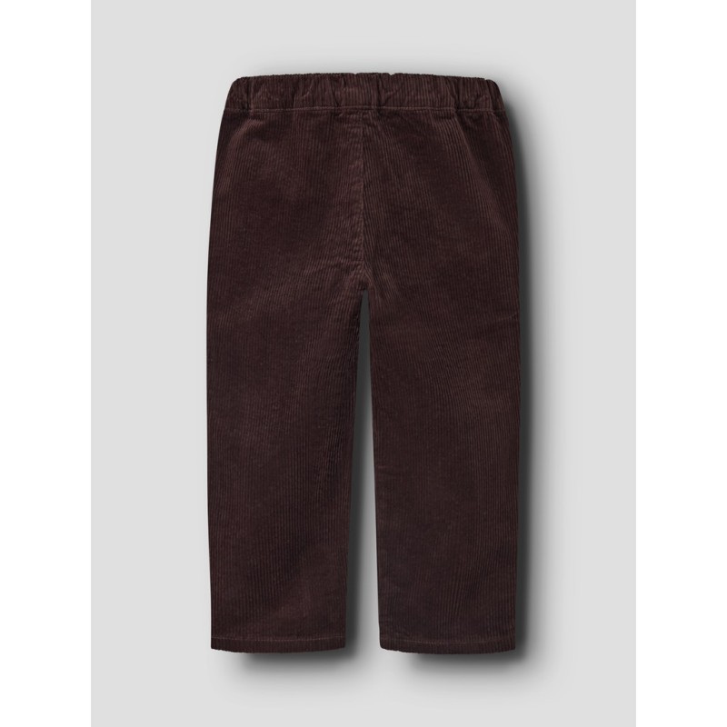 NAME IT MINI Omega fløjlsbukser - Chocolate Plum