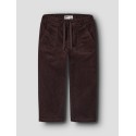 NAME IT MINI Omega fløjlsbukser - Chocolate Plum