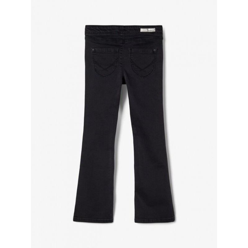 NAME IT Kids Polly Twill Atanias Bootcut Leggings - Sort