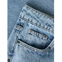 LMTD Birm low waist straight denim jeans - Light Blue Denim