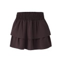 NAME IT KIDS Ninla nederdel - Chocolate Plum / SOLID
