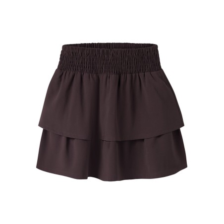 NAME IT KIDS Ninla nederdel - Chocolate Plum / SOLID