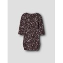 NAME IT BABY Oceana langærmet body - Chocolate Plum