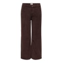 ONLY CARMAKOMA Hope global high waist brede bukser - Black Coffee