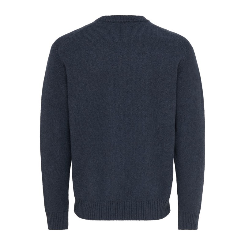ONLY & SONS James relaxed striktrøje - Turbulence