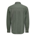 ONLY & SONS Mars regular fit langærmet skjorte - Castor Gray