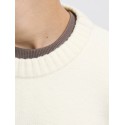 JACK & JONES JUNIOR Norrebro strik sweater - Sea Salt