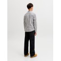JACK & JONES JUNIOR Flannel langærmet skjorte - Antique White