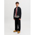 JACK & JONES JUNIOR Flannel langærmet skjorte - Antique White