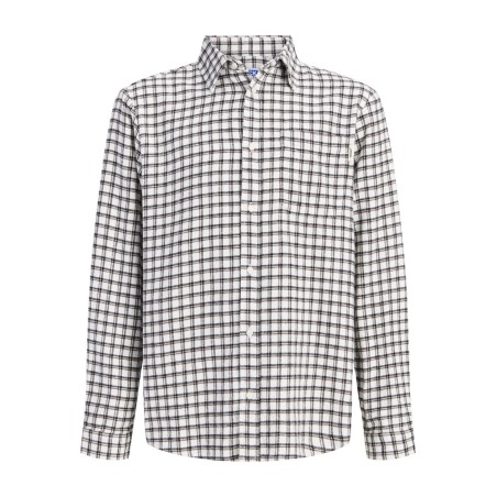 JACK & JONES JUNIOR Flannel langærmet skjorte - Antique White