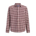 JACK & JONES JUNIOR Flannel langærmet skjorte - Chocolate Truffle