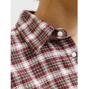 JACK & JONES JUNIOR Flannel langærmet skjorte - Chocolate Truffle