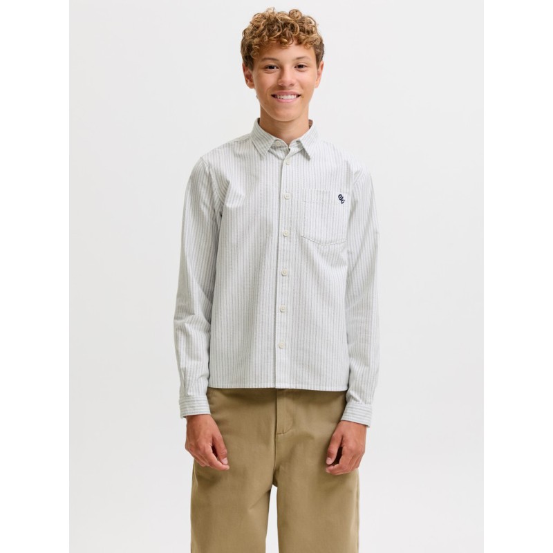 JACK & JONES JUNIOR Frederiksberg langærmet skjorte - Snow White