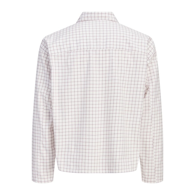 JACK & JONES Austin clean ternet langærmet skjorte - Snow White