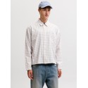JACK & JONES Austin clean ternet langærmet skjorte - Snow White